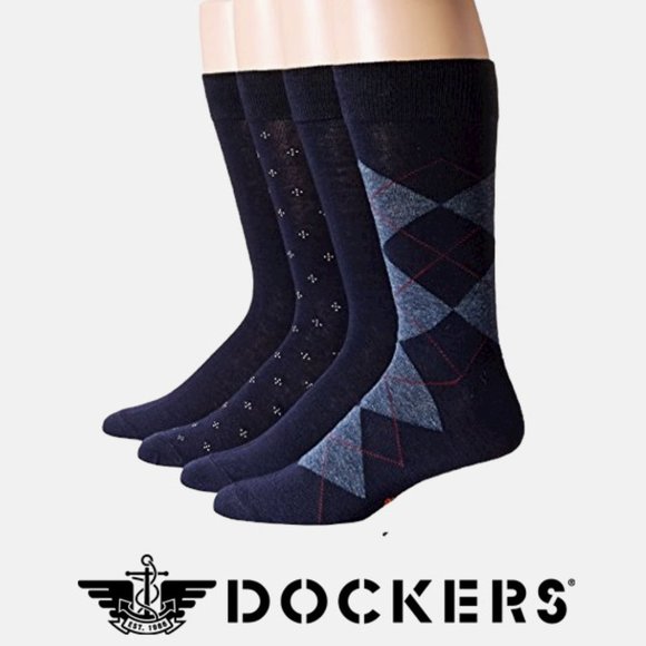 Dockers Underwear & Socks Nwt Dockers Mens Classic Crew Argyle